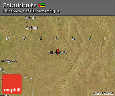 Satellite Map of Chicuiticuite