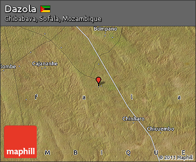 Satellite Map of Dazola
