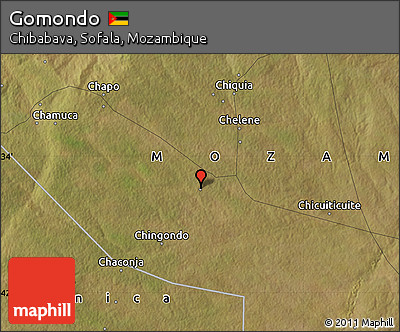 Satellite Map of Gomondo