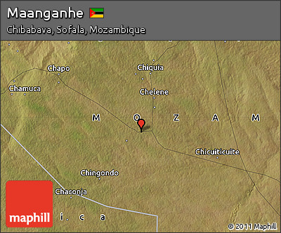 Satellite Map of Maanganhe
