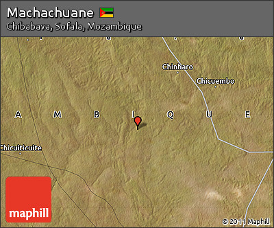 Satellite Map of Machachuane