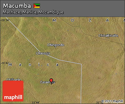 Satellite Map of Macumba