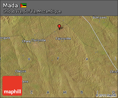Satellite Map of Mada