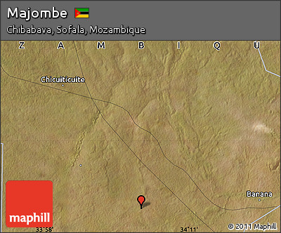 Satellite Map of Majombe
