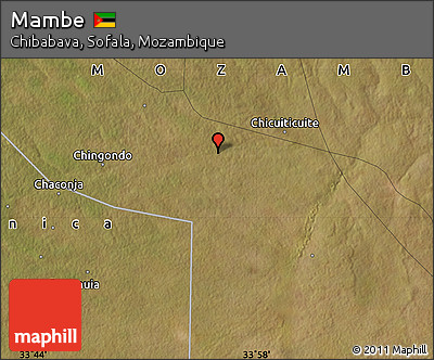 Satellite Map of Mambe
