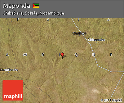 Satellite Map of Maponda