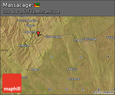 Satellite Map of Massacage