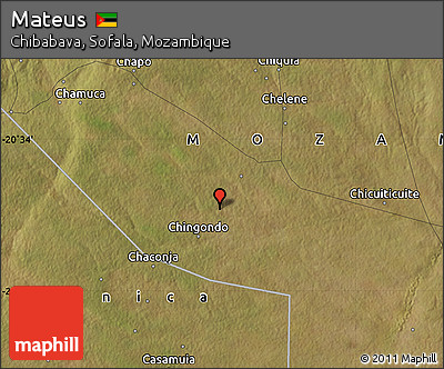 Satellite Map of Mateus
