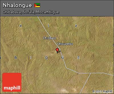 Satellite Map of Nhalongue