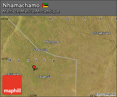 Satellite Map of Nhamachamo