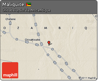 Shaded Relief Map of Maliquite