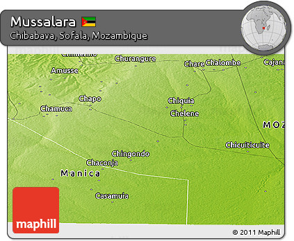 Physical Panoramic Map of Mussalara