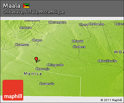Physical Panoramic Map of Maala
