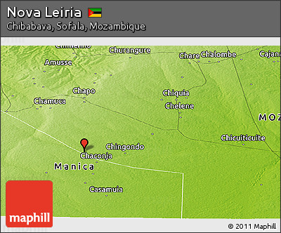 Physical Panoramic Map of Nova Leiria