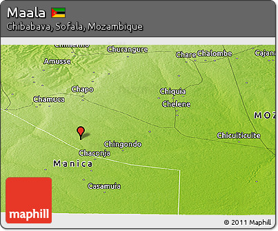 Physical Panoramic Map of Maala
