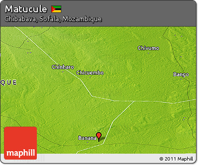 Physical Panoramic Map of Matucule