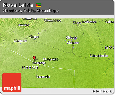 Physical Panoramic Map of Nova Leiria