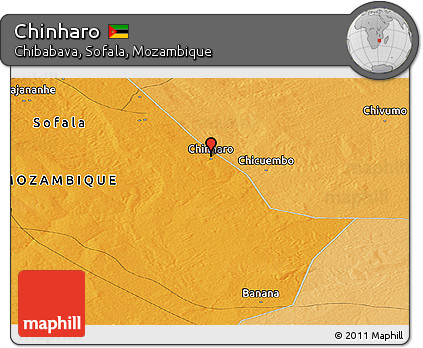 Political Panoramic Map of Chinharo
