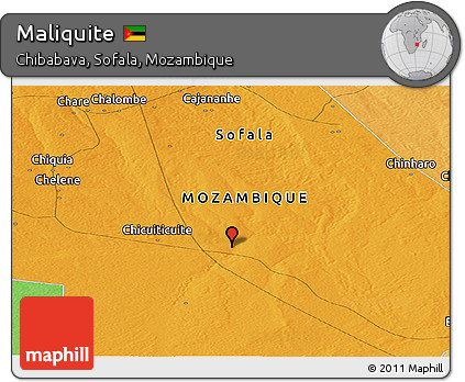 Political Panoramic Map of Maliquite