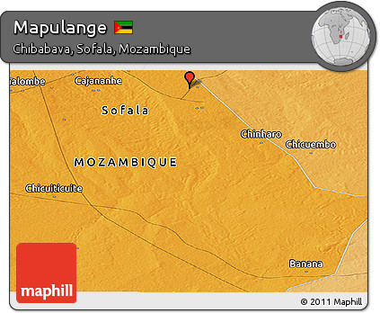 Political Panoramic Map of Mapulange