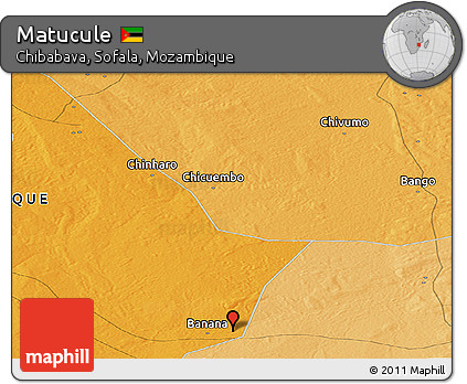 Political Panoramic Map of Matucule