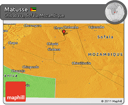 Political Panoramic Map of Matusse