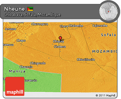 Political Panoramic Map of Nheune
