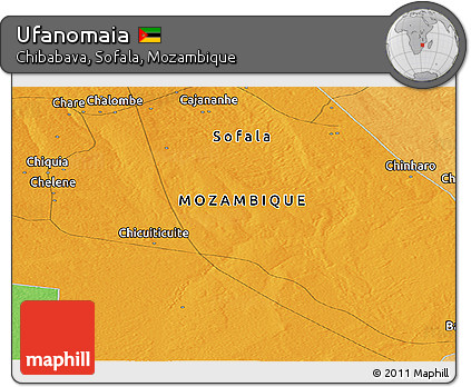 Political Panoramic Map of Ufanomaia