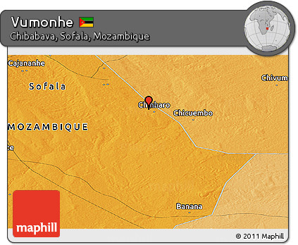 Political Panoramic Map of Vumonhe