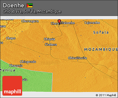 Political Panoramic Map of Doenhe