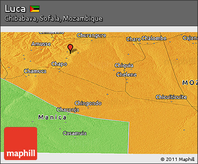 Political Panoramic Map of Luca