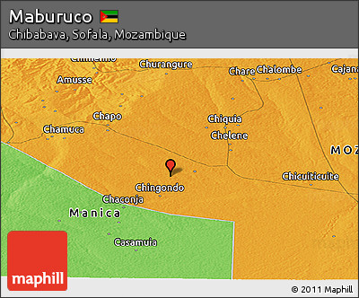 Political Panoramic Map of Maburuco