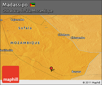 Political Panoramic Map of Madassipo