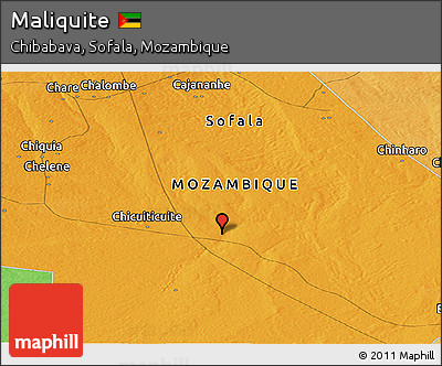 Political Panoramic Map of Maliquite