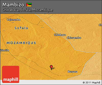 Political Panoramic Map of Mambizo