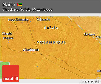 Political Panoramic Map of Naite