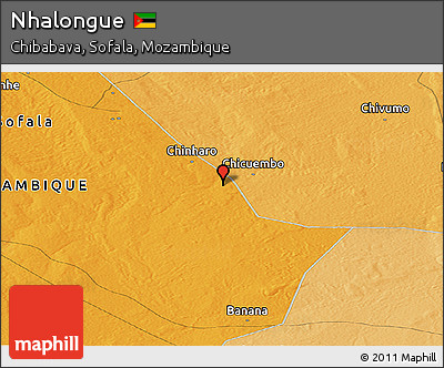 Political Panoramic Map of Nhalongue