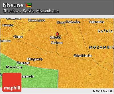 Political Panoramic Map of Nheune