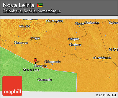 Political Panoramic Map of Nova Leiria