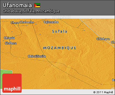Political Panoramic Map of Ufanomaia