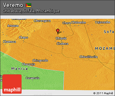 Political Panoramic Map of Veremo