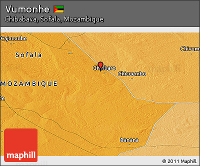 Political Panoramic Map of Vumonhe