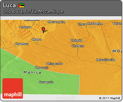 Political Panoramic Map of Luca