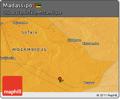 Political Panoramic Map of Madassipo