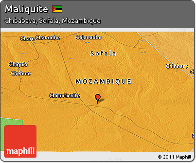 Political Panoramic Map of Maliquite