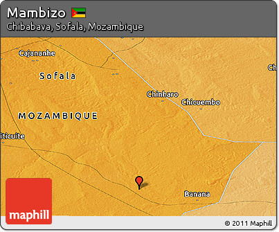 Political Panoramic Map of Mambizo