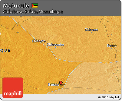Political Panoramic Map of Matucule
