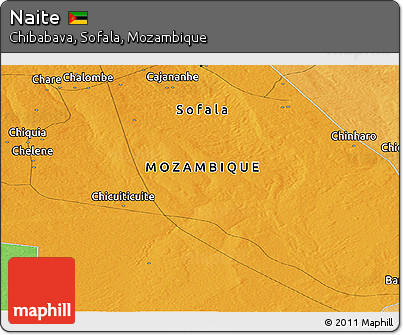 Political Panoramic Map of Naite