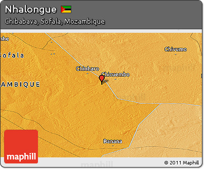 Political Panoramic Map of Nhalongue