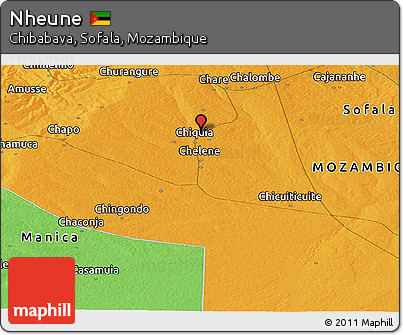 Political Panoramic Map of Nheune